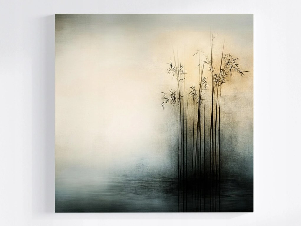 Vászonkép Canvas Bambusz Minimalizmus Zen Nyugalom Természet 40x40