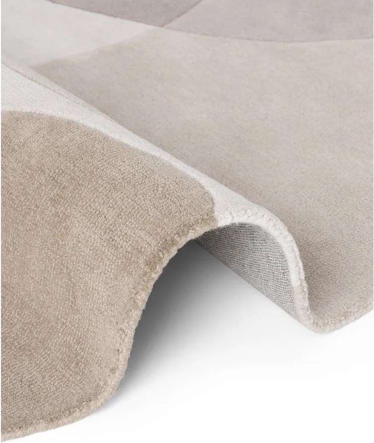 Bézs kézi szövésű gyapjú kerek szőnyeg ø 200 cm Hackney Clarissa – Ted Baker