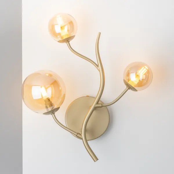 Brilagi - LED Fali lámpa MISTEL 3xG9/3W/230V arany