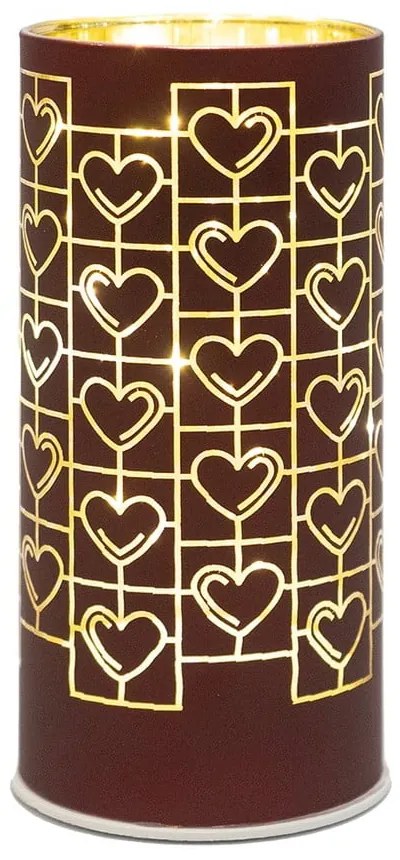 Borvörös fénydekoráció ø 7 cm Frida – Sirius