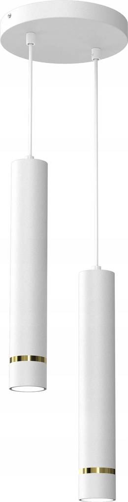 Függő Lámpa Mennyezeti Tuba Fém GU10 Led Cső 2-pontos