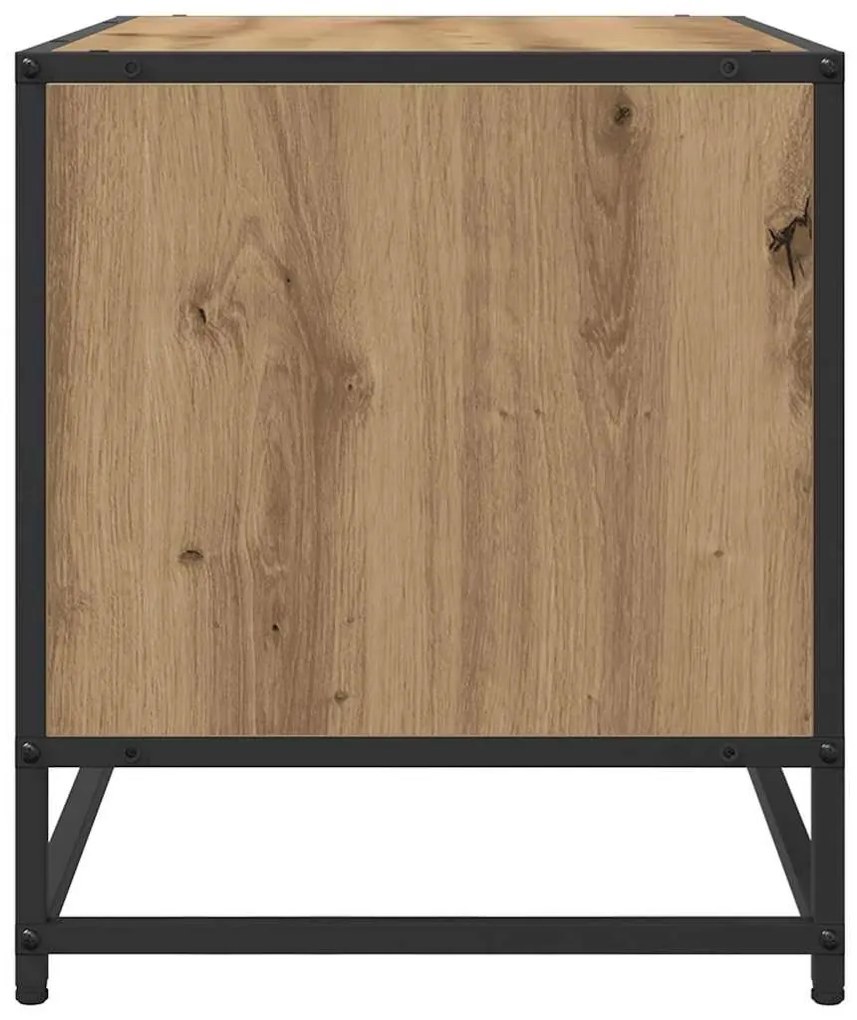 TV szekrény kézműves tölgy 61 x 40 x 46 cm Faanyag