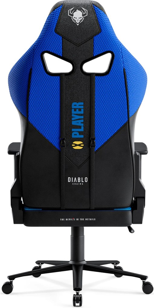 Gamer szék szövet kék-fekete King Size: Diablo X-Player 2.0 Frost Black