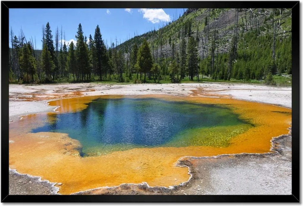 Poszterek keretben 60x40 Park Yellowstone