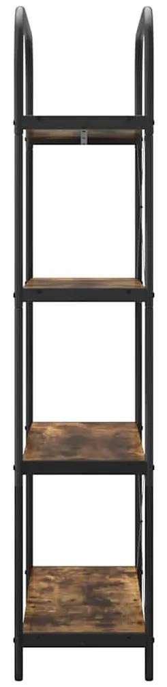 Könyvespolc Füstölt tölgy 80 x 30 x 146 cm Faanyag