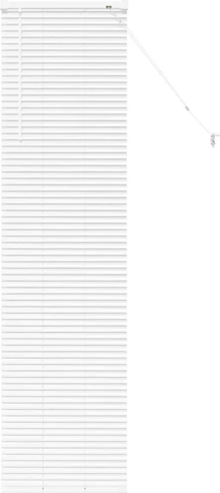 vidaXL Zsalugáter Redőnyök Fehér 175 x 40 cm Alumínium