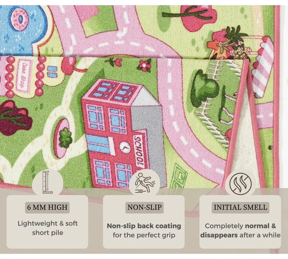 Sweet Town gyerekszőnyeg, 160 x 240 cm - Hanse Home