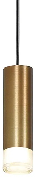 AZZARDO 3458 ZIKO Hengeres Függesztett Lámpa Bronz G9 IP20