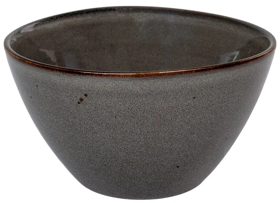 Szürke agyagkerámia tálka szett 4 db-os 1,5 l Selma – House Nordic