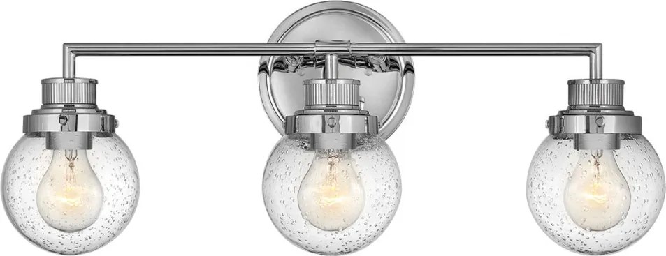 Quintiesse POPPY QN-POPPY3-PC-BATH Fali lámpa 3x60W/E27 IP44