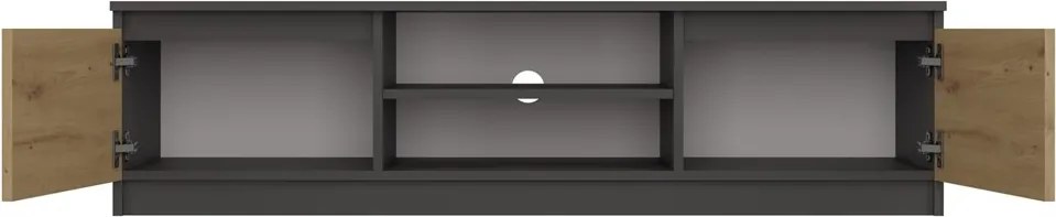 Aldabra RTV140 TV állvány, 140x36x40 cm, antracit-tölgy