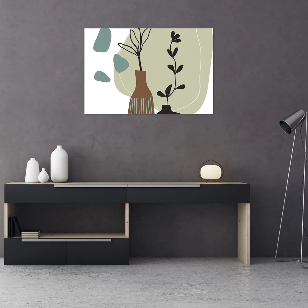 Kép - Virágok vázában N⁰2 (90x60 cm)