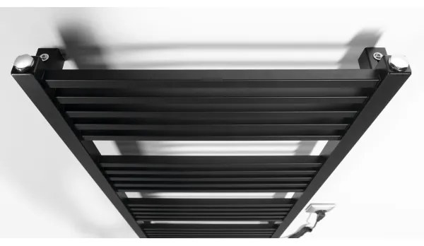 Sapho - METRO-E elektromos törölközőszárító 400W/230V 50x106 cm matt fekete