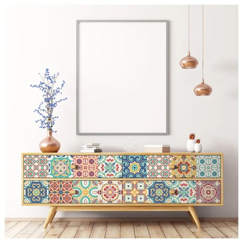 Georgina 24 db-os bútormatrica szett, 10 x 10 cm - Ambiance