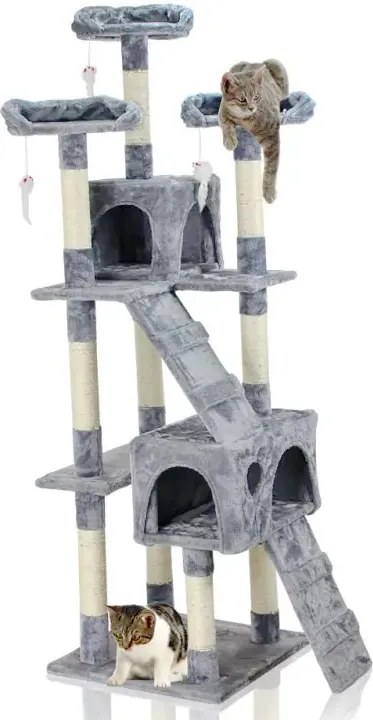 Kaparófa macskáknak Hawaj 170 cm antracit