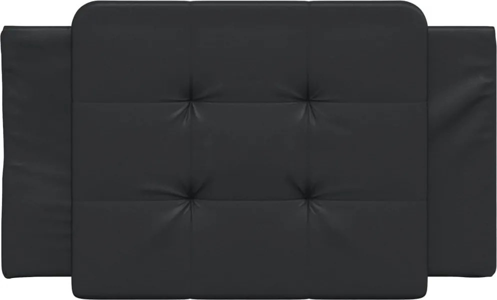 fekete műbőr fejtámla párna Zadar 90 cm
