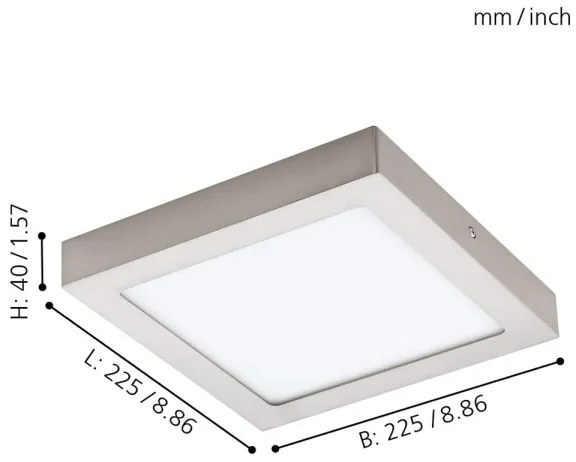 Eglo 96679 - LED RGBW dimmelhető mennyezeti lámpatest FUEVA-C LED/15,6W/230V BT