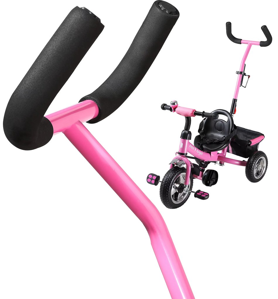 Deuba Gyerek háromkerekű Free Angel - rózsaszín