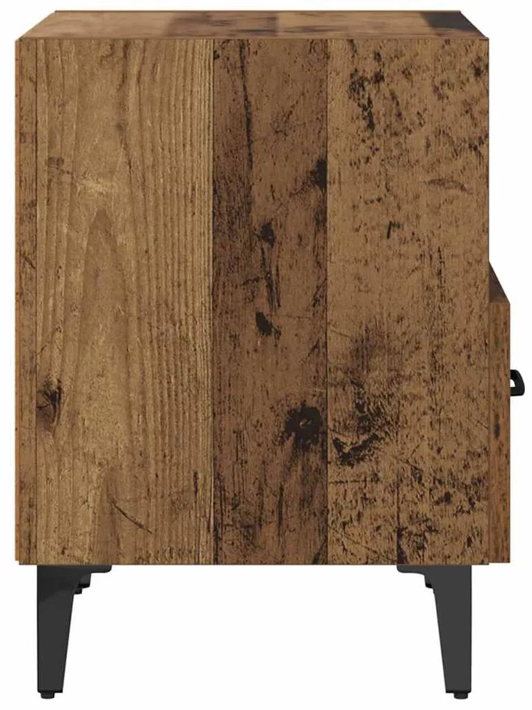 Éjjeliszekrény fiókkal Régi fa 40 x 35 x 47.5 cm Faanyag