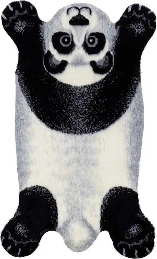 Fehér-fekete gyerek szőnyeg 110x70 cm Kids Buddy - Narma