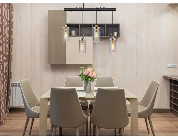 Globo 15564-4H - Csillár zsinóron FANNI 4xE27/40W/230V