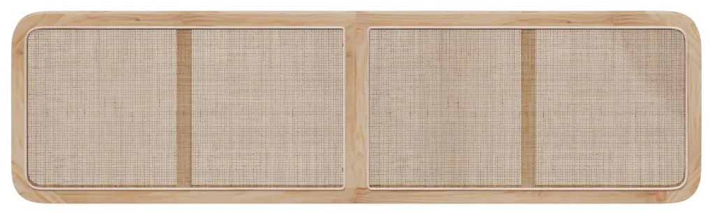 Fejtámla fejtámlával Természetes 200 x 55 x 3 cm Rattan