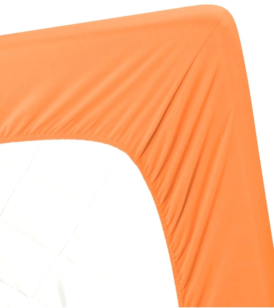 Ágynemű jersey narancssárga TiaHome - 90x200cm