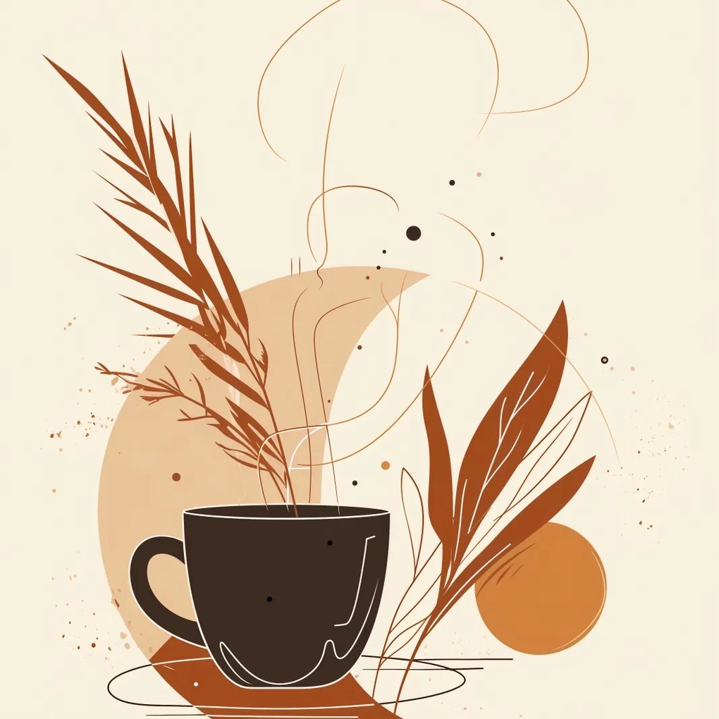 Poszter 20x20cm Reggeli kávémúzsa