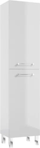 Fürdőszobaoszlop álló 170x40cm 4 polcos Fehér