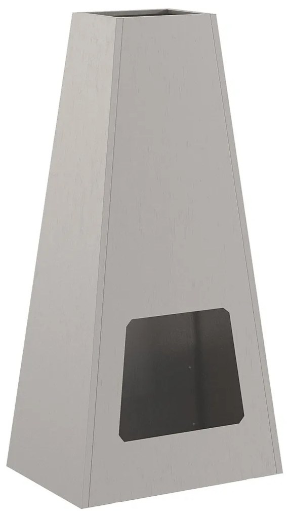 Tűzrakóhely 50x35x100 cm Viharvert Acél