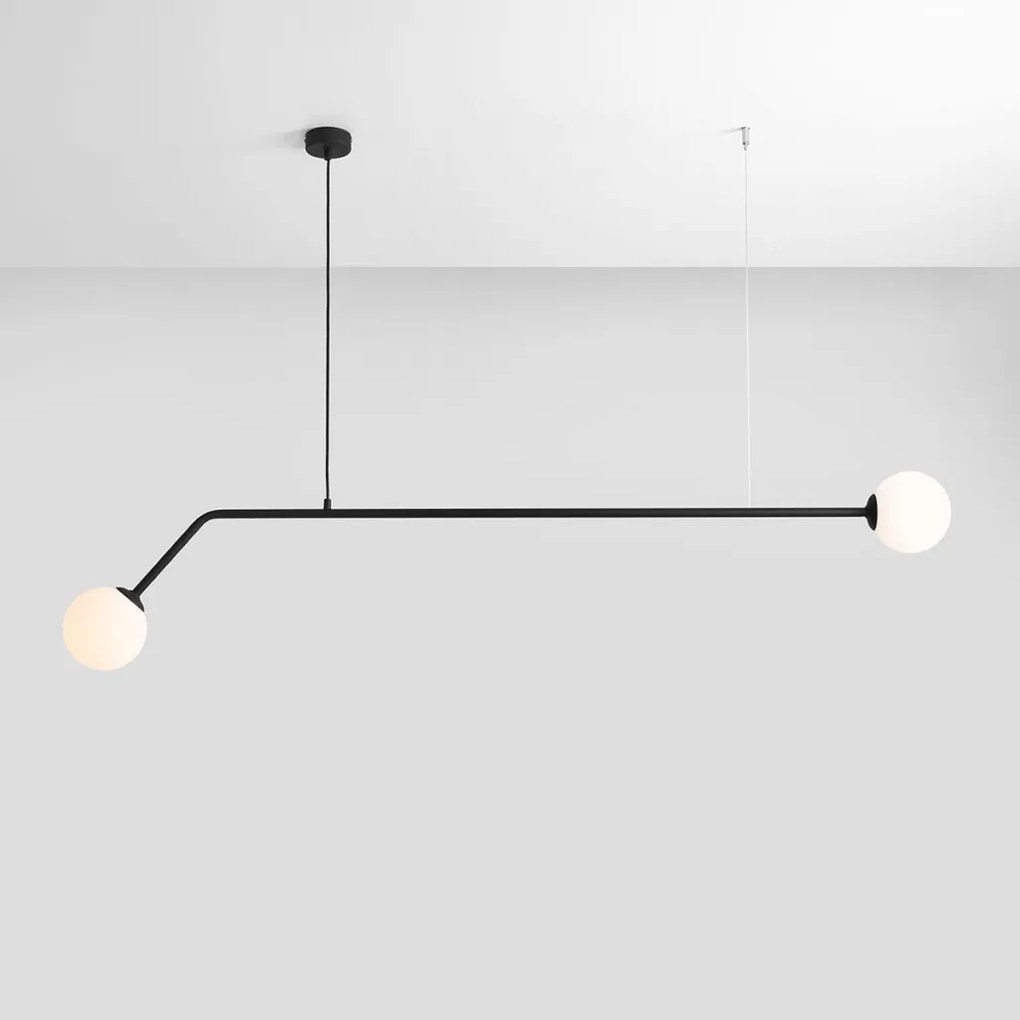 ALDEX 1064H1 PURE Többágú Függesztett Lámpa Fehér, Fekete E14 IP20