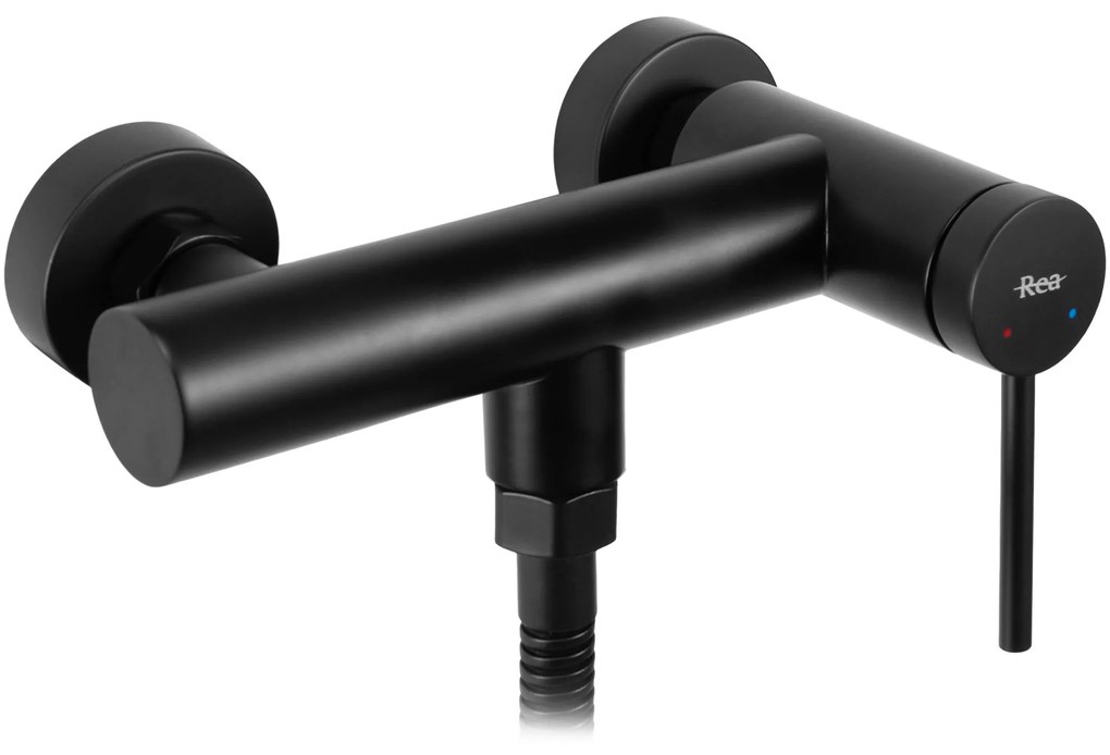 Zuhanycsaptelep REA Clif Black Matt