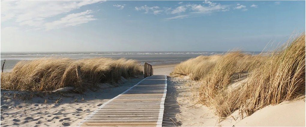 Flizelin tapéta Divatos 3D fali ragasztóval Tengeri ösvény 250x104 Ragasztó