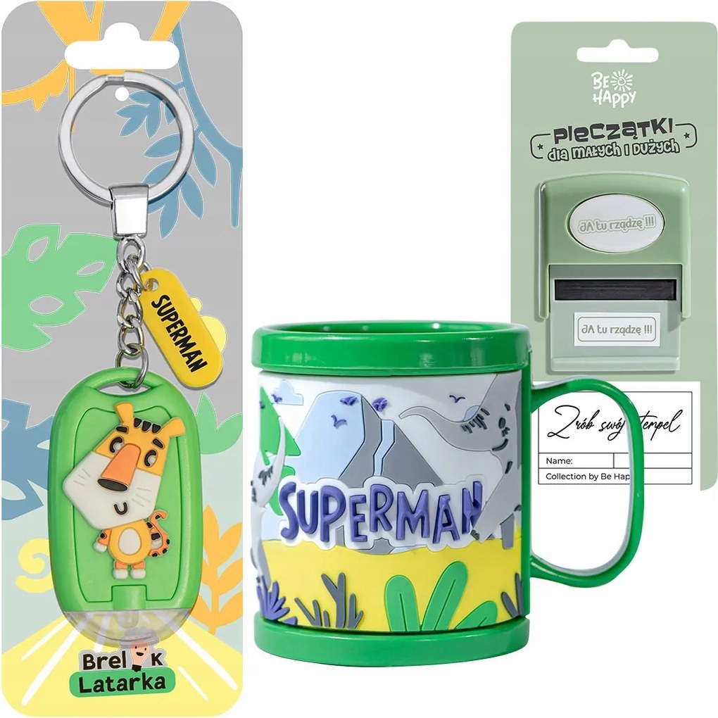 Gyereknapi Ajándék Műanyag Bögre Gyerek Kulcstartó 3D Bélyegző