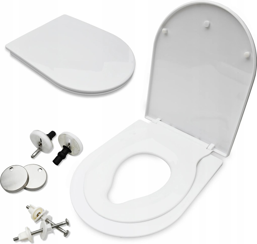 WC-ülőke fehér polipropilén