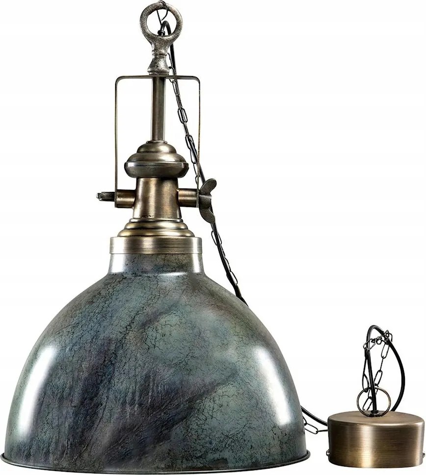 Asztal Fölé Akasztható Mennyezeti Lámpa Loft Fém Márvány Utánzat Nagy 60cm