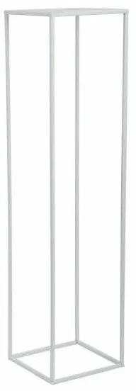 Virágállvány 100x24 cm fehér