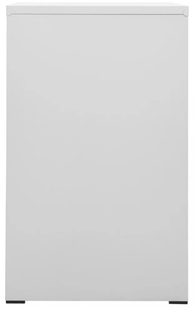 világosszürke acél irattartó szekrény 46 x 62 x 102,5 cm