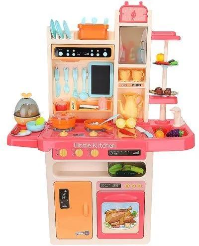 ISO XXL gyermek konyhája hangokkal és folyóvízzel, rózsaszín, 9572