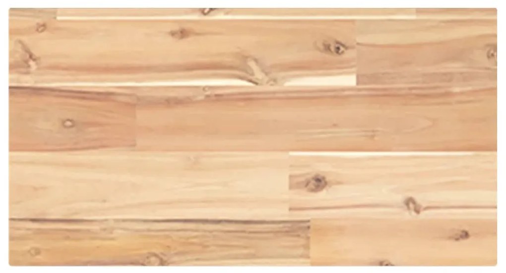 2 db kezeletlen tömör akácfa függőpolc 40 x 20 x 2 cm