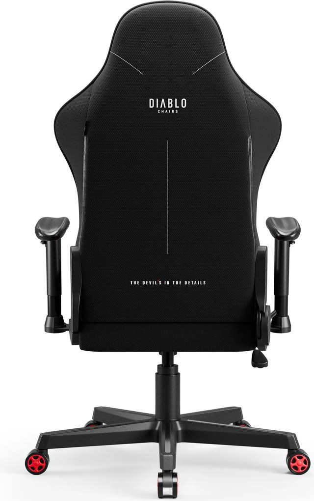 Gamer szék szövet Normal Size, fekete-piros: Diablo X-Starter
