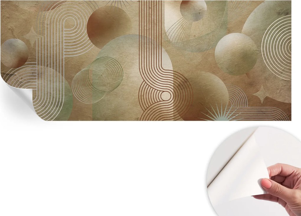 Fali fotótapéta előszoba konyhába Geometrikus minta 250x104 cm