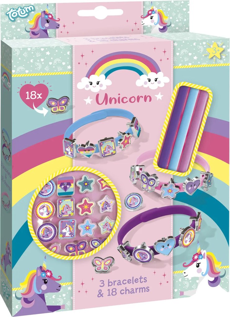 Unikornis Rainbow karkötő készítő készlet