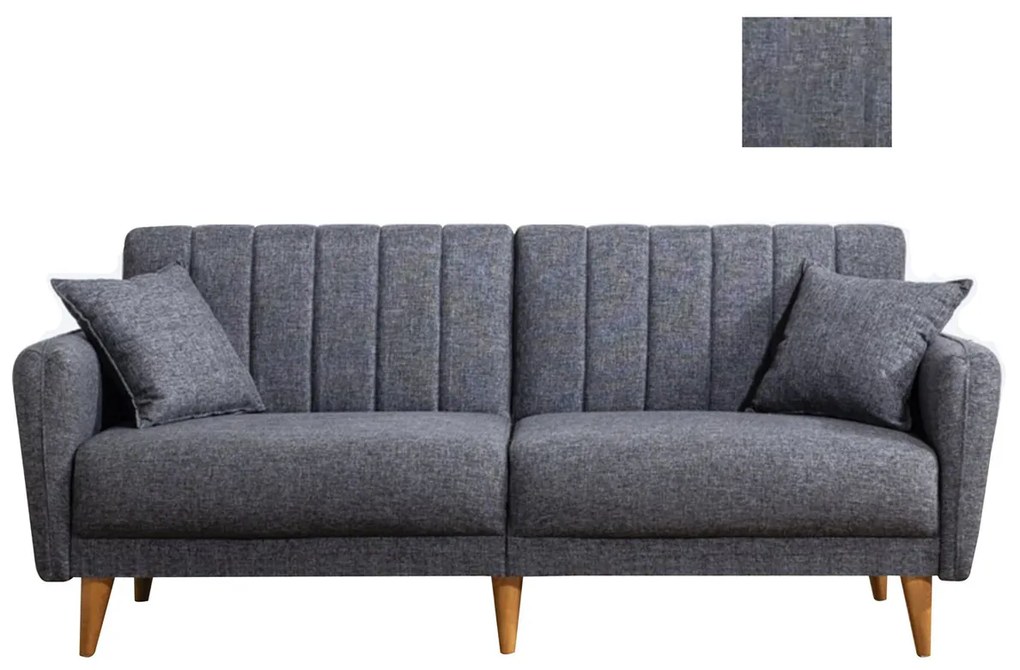 Aqua Dark Grey kinyitható kanapé