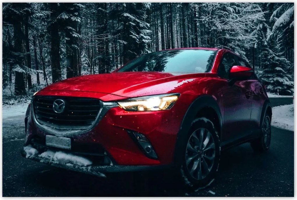 Poszterek 120x80 Piros Mazda Autó
