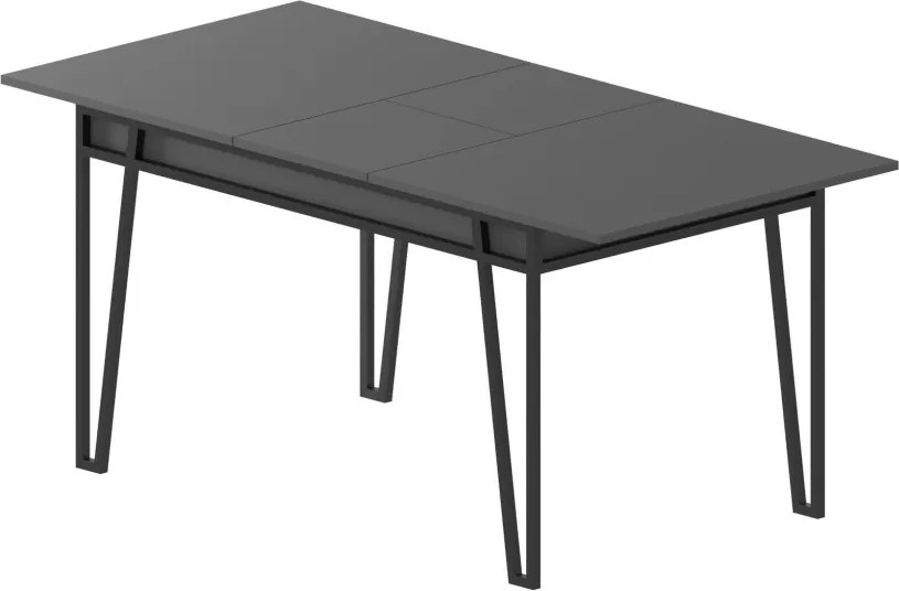 Pal étkezőasztal, antracit, 132 cm