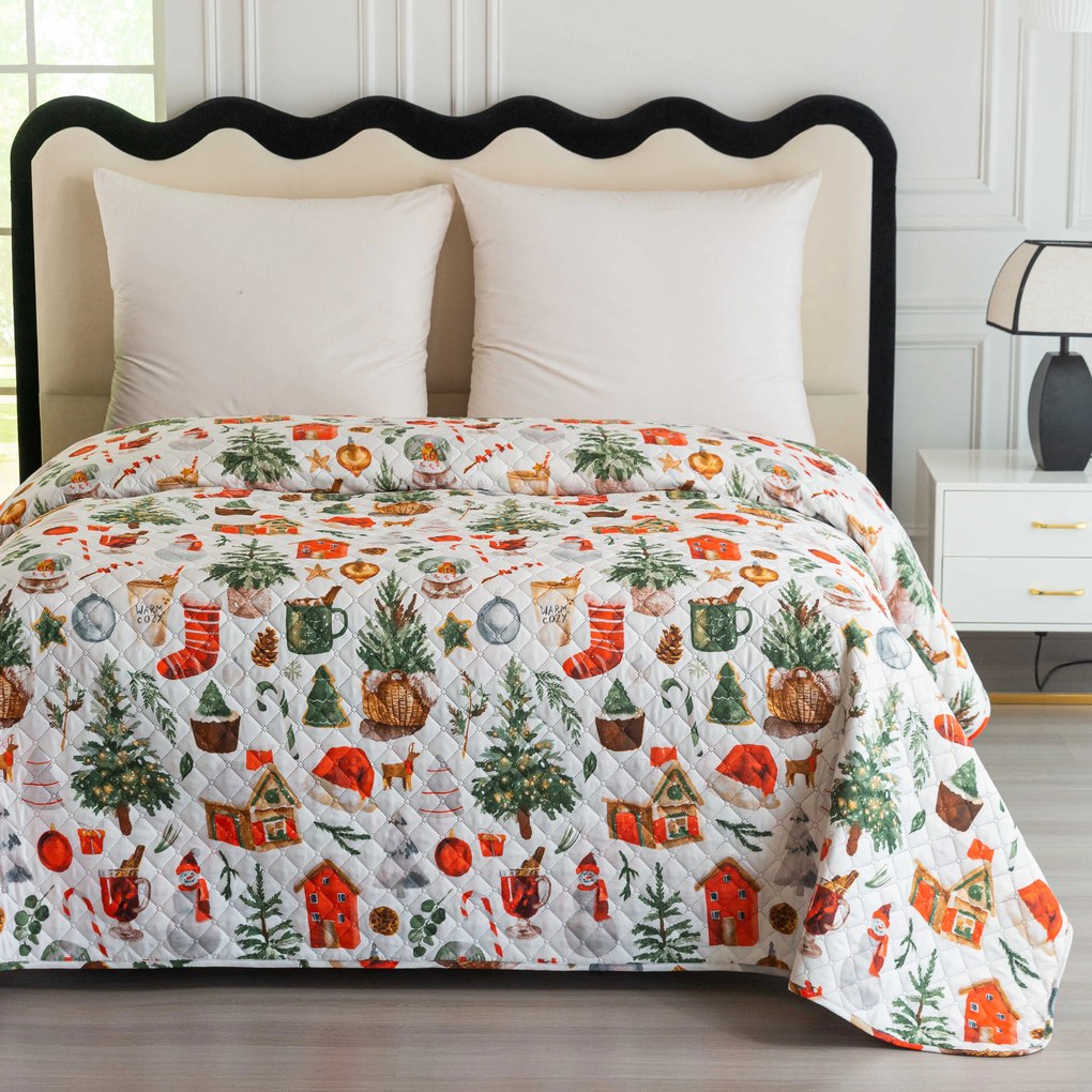 Ágytakaró FESTIVE MAGIC színes Méret: 220 x 240 cm