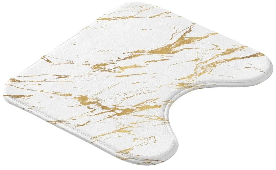 Fehér-aranyszínű fürdőszobai kilépő 45x45 cm Aquamarbre – douceur d'intérieur