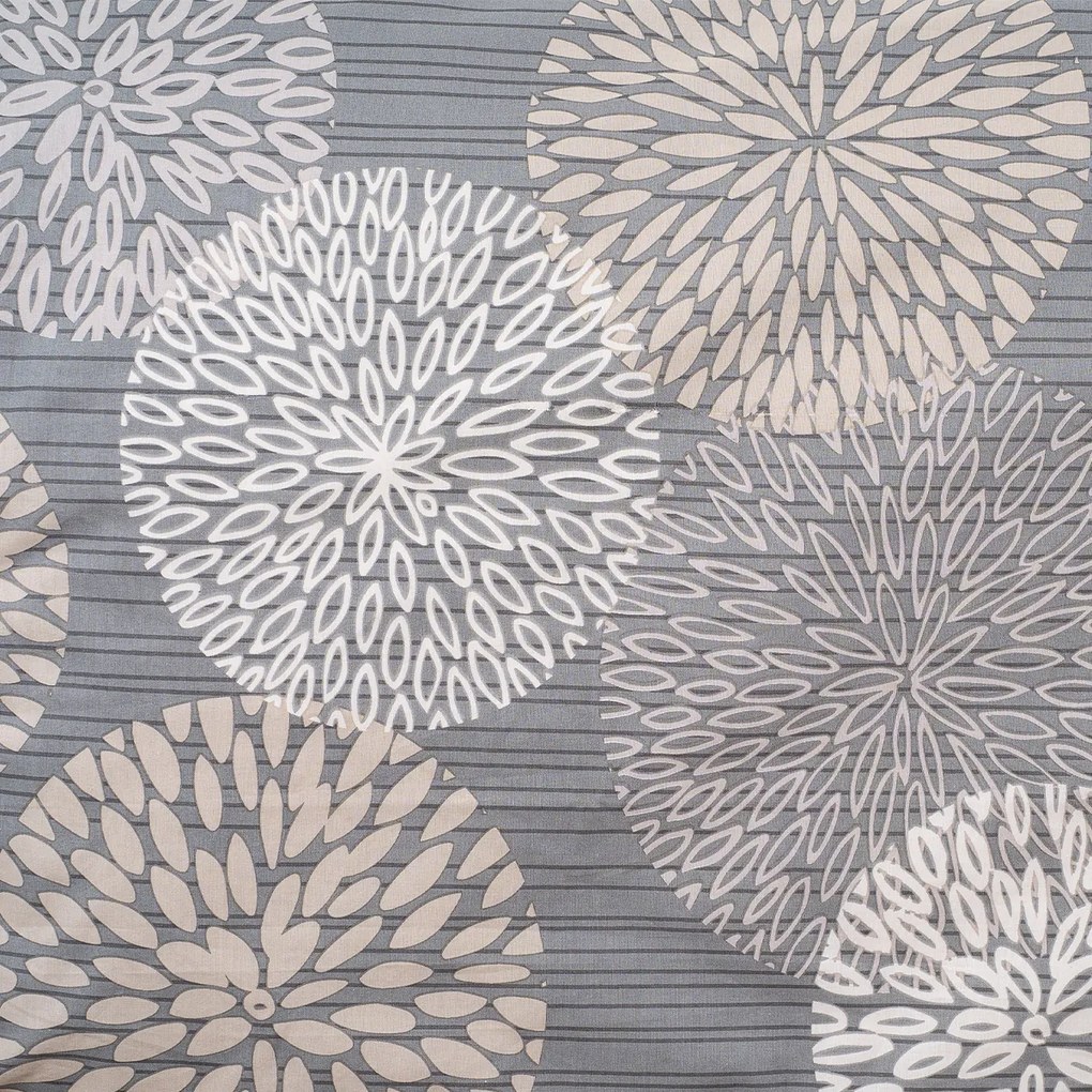 4Home pamut ágynemét Grey Petals, 140 x 220 cm, 70x 90 cm, 140 x 220 cm, 70 x 90 cm