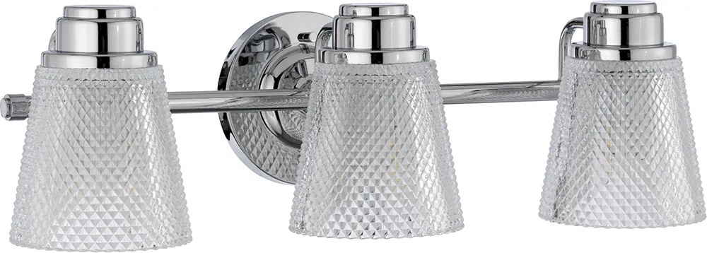 Quintiesse modern fürdőszobai lámpa hudson csiszolt króm elsqn-hudson3-bath IP44